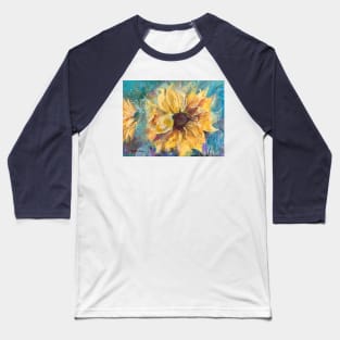 Cosmic Sunflower Baseball T-Shirt